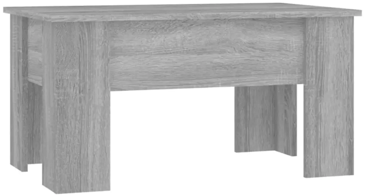 vidaXL Coffee Table Gray Sonoma 31.1"x19.3"x16.1" Engineered Wood