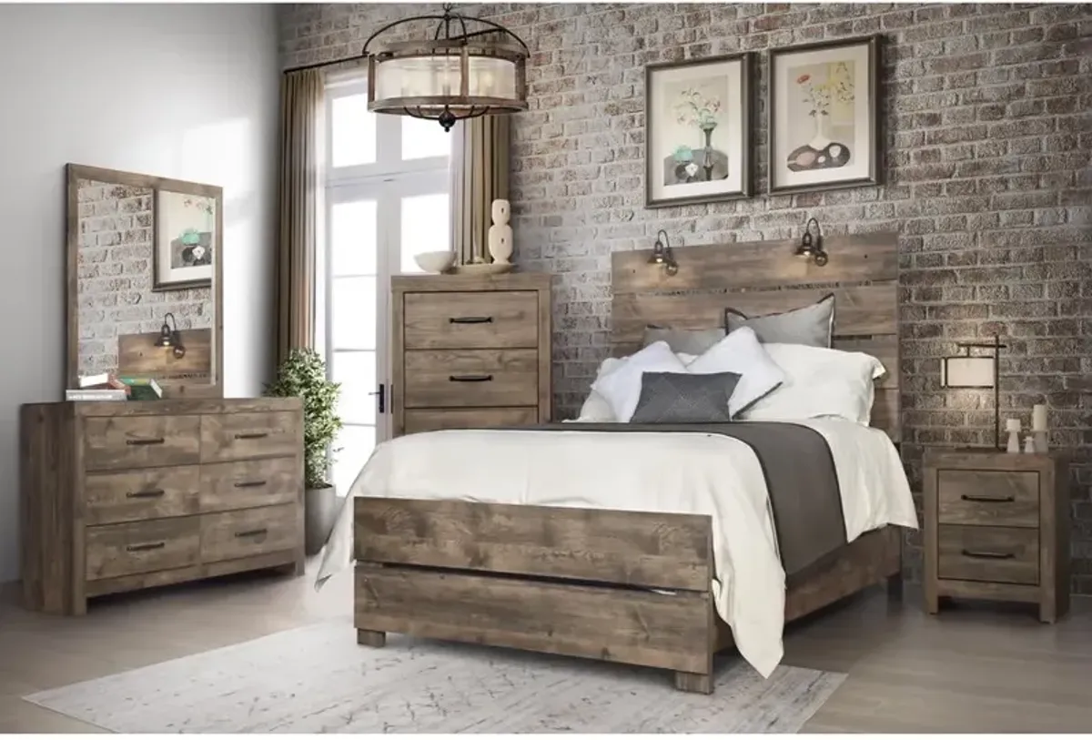 New Classic Furniture Misty Lodge Dresser- Greige