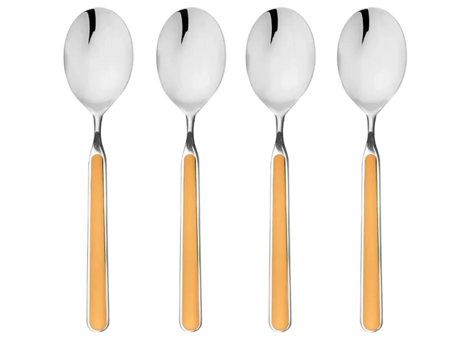 Fantasia 4-Piece American Coffee Spoon Set in Orange