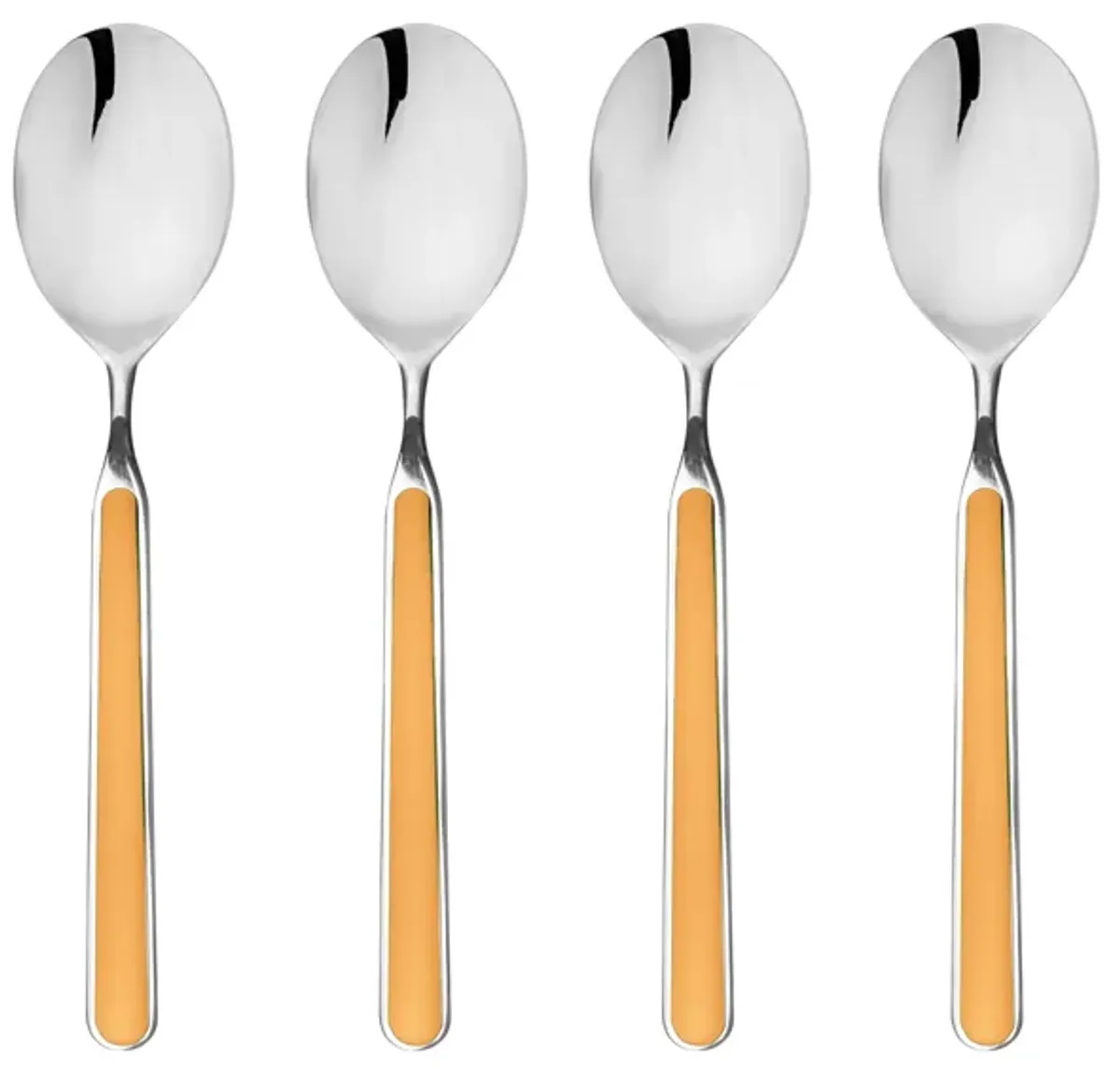 Fantasia 4-Piece American Coffee Spoon Set in Orange