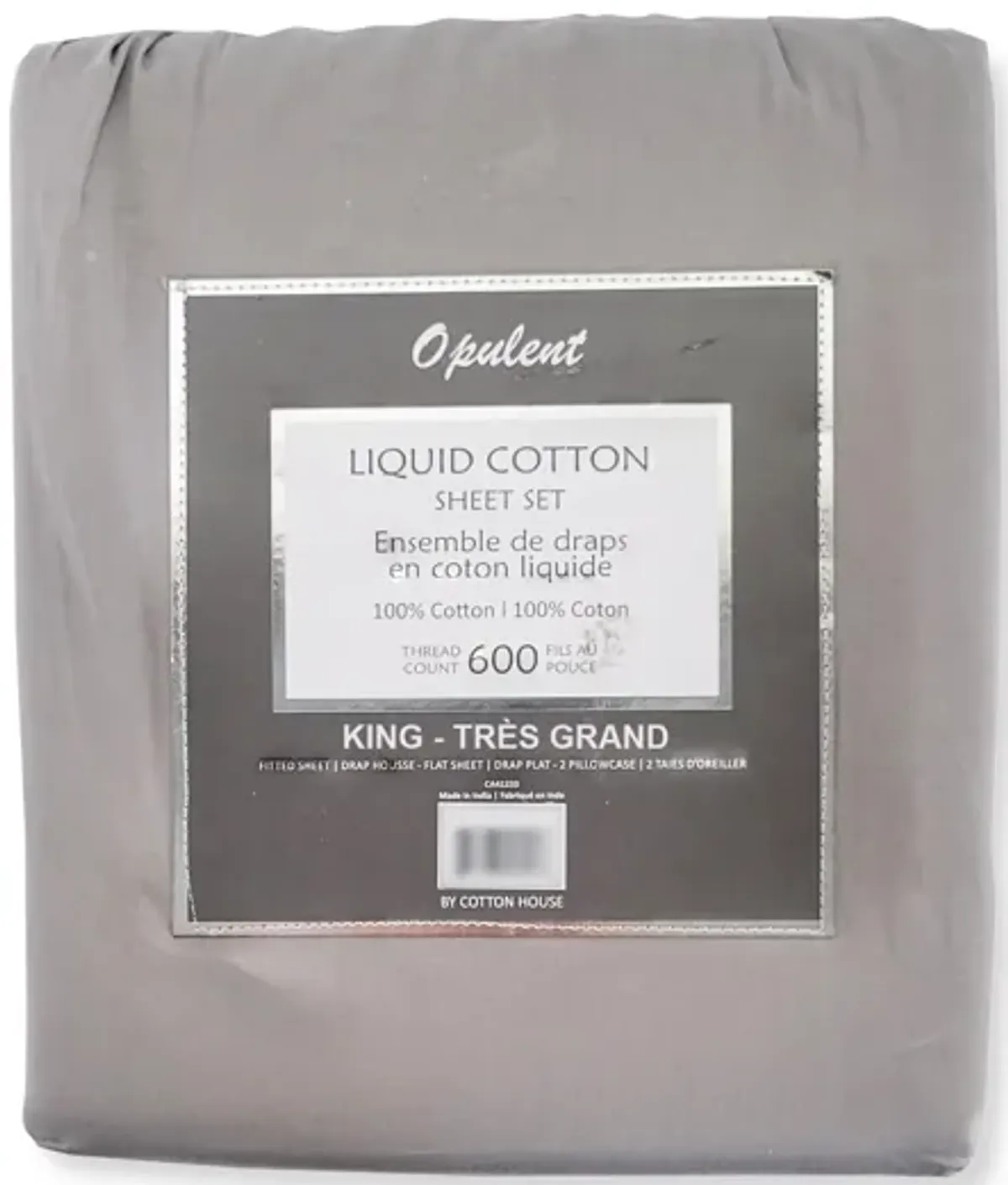 Cotton House - Liquid Cotton Sheet Set, 600 Thread Count.