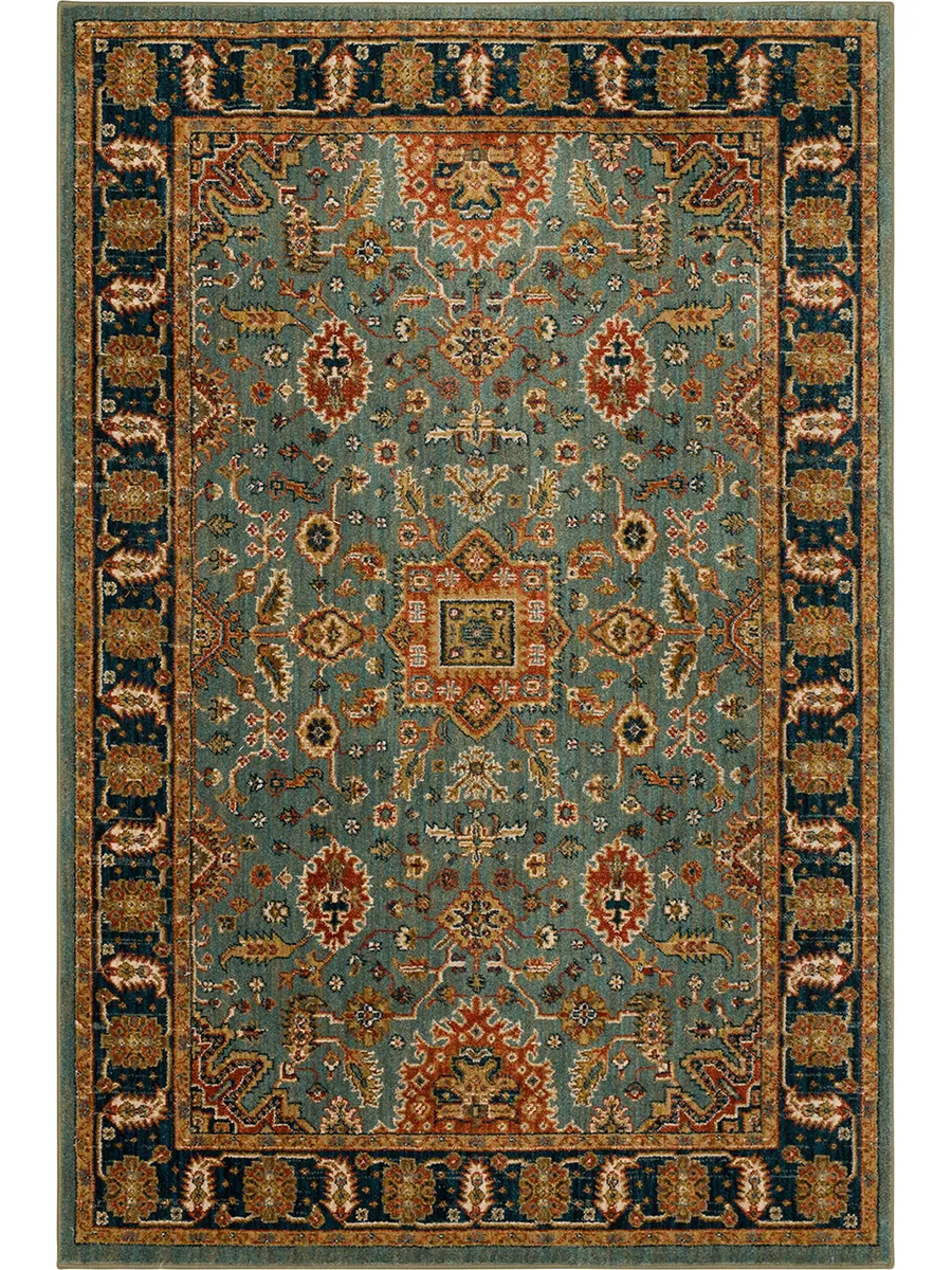 Spice Market Deir Aquamarine 2' 4" X 7' 10" Rug