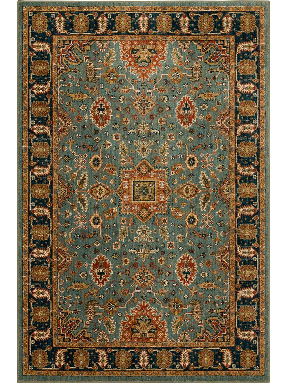 Spice Market Deir Aquamarine 2' 4" X 7' 10" Rug