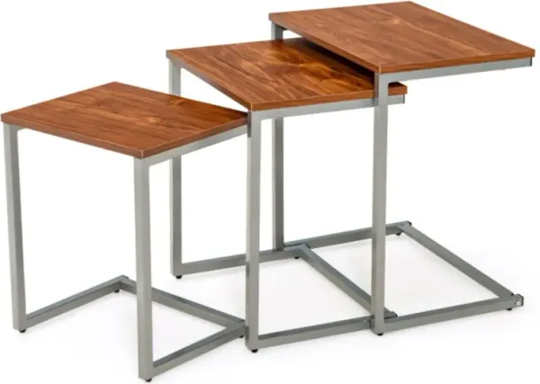 3 Pieces Multifunctional Coffee End Table Set