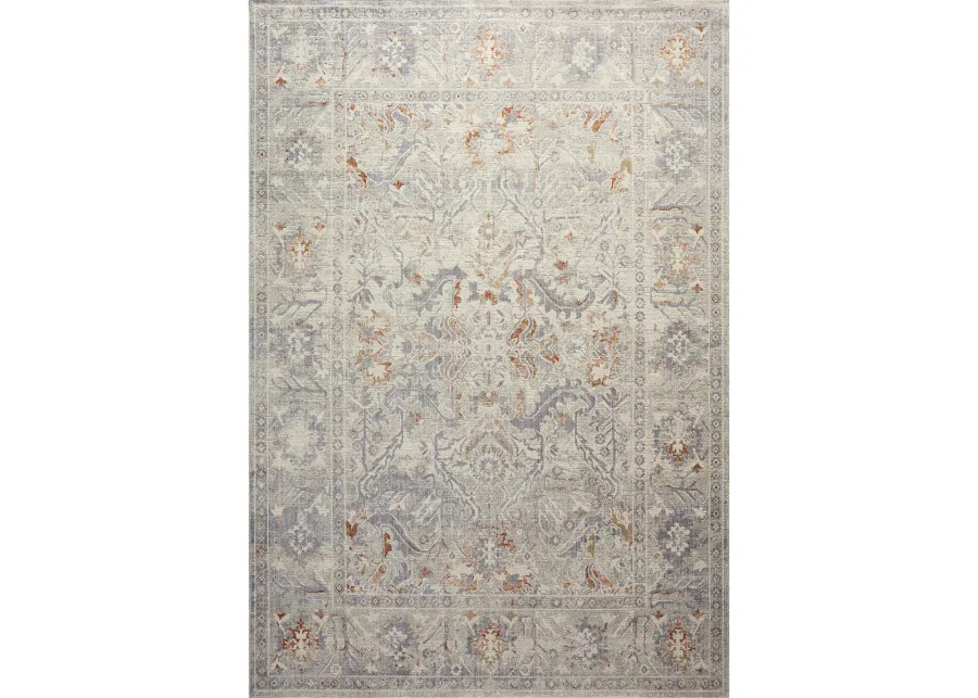 Rosemarie Oatmeal/Lavender 9' x 12' Rug