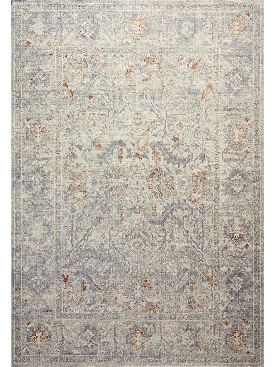 Rosemarie Oatmeal/Lavender 9' x 12' Rug