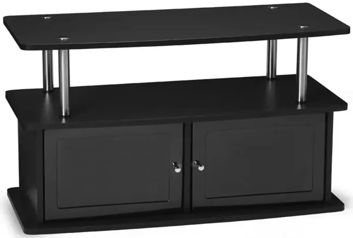 Convience Concept, Inc. TV Stand with 2 Storage Cabinets and Shelf for TVs up to 40 Inches