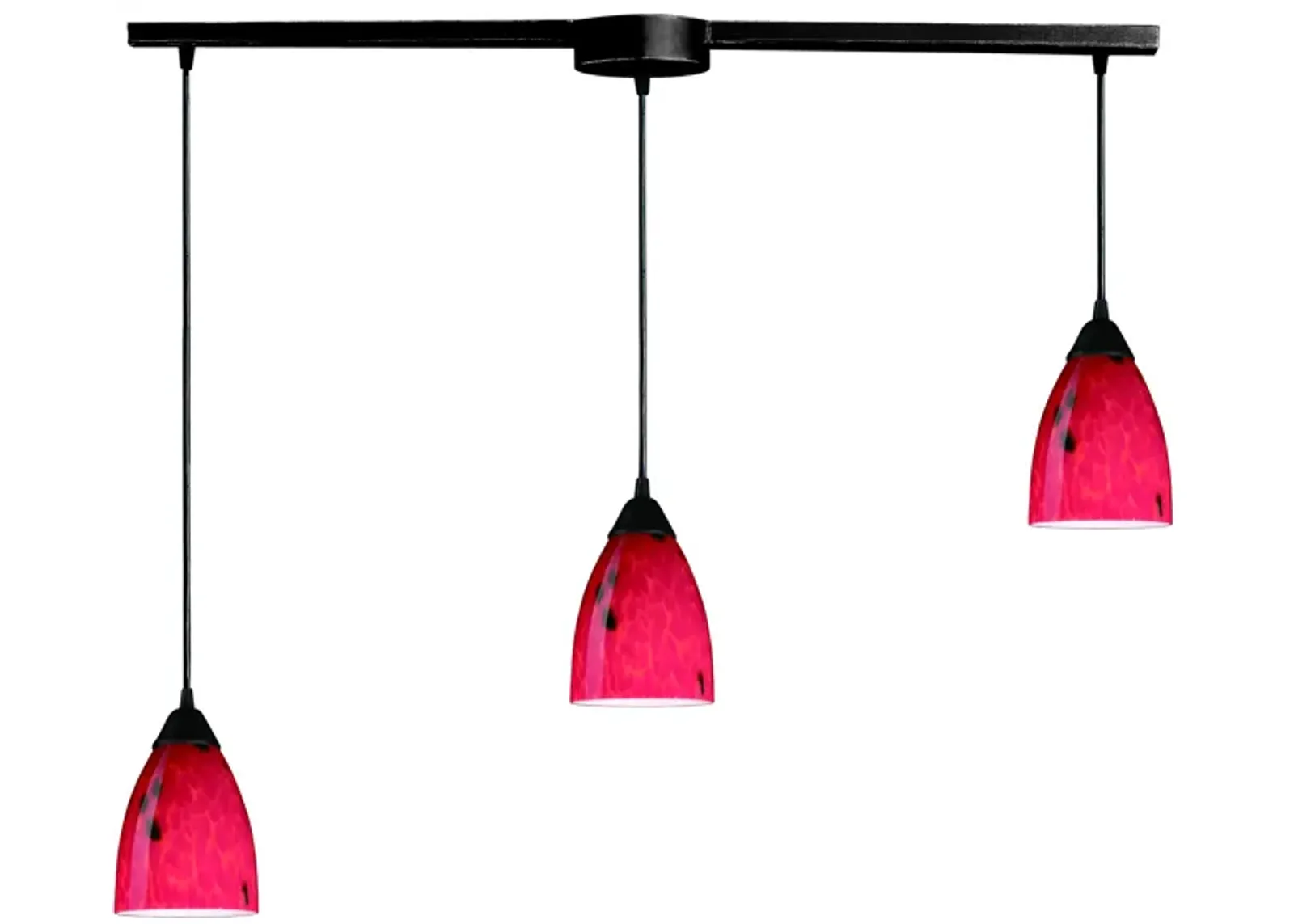 Classico 36" Wide Mini Pendant - Fire Red