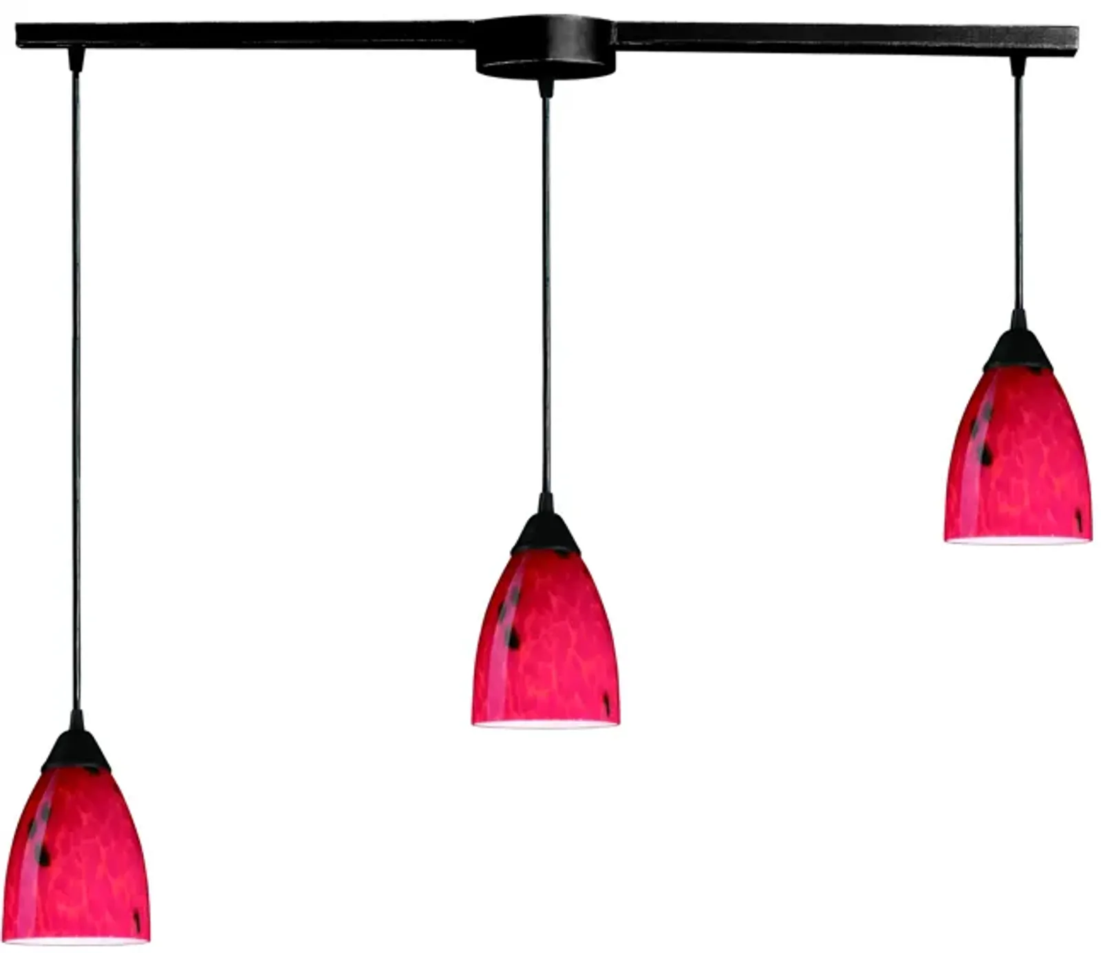 Classico 36" Wide Mini Pendant - Fire Red