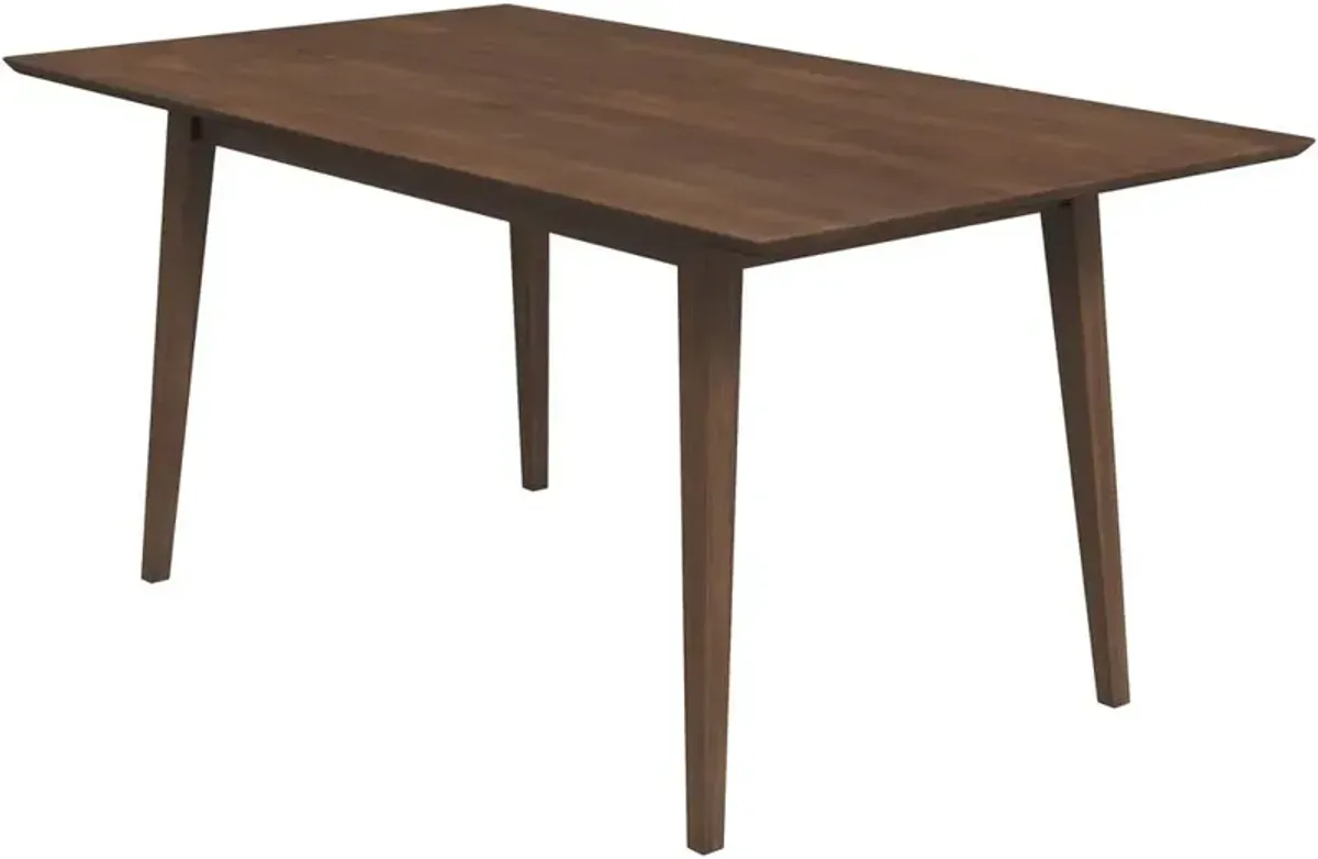 Ashcroft Furniture Co Levi Modern Style Solid Wood Rectangular Dining Kitchen Table