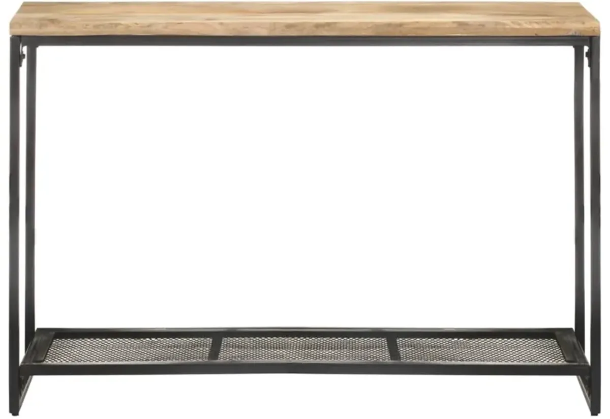 vidaXL Console Table 43.3"x13.8"x29.5" Solid Mango Wood