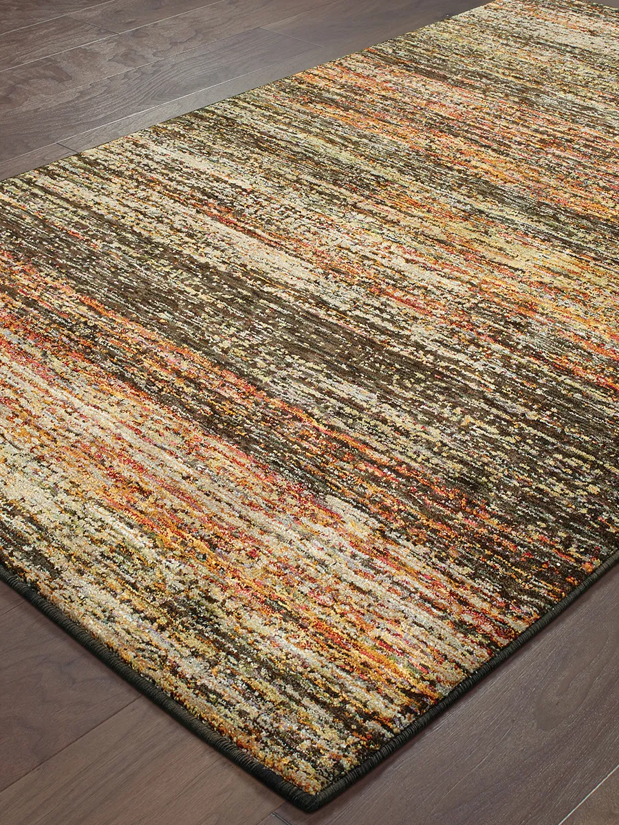 Atlas 6'7" x 9'6" Gold Rug