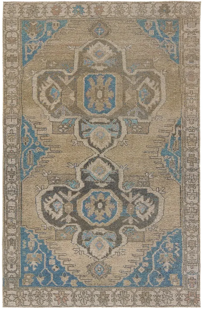 Todori Nithas Green 6' x 9' Rug