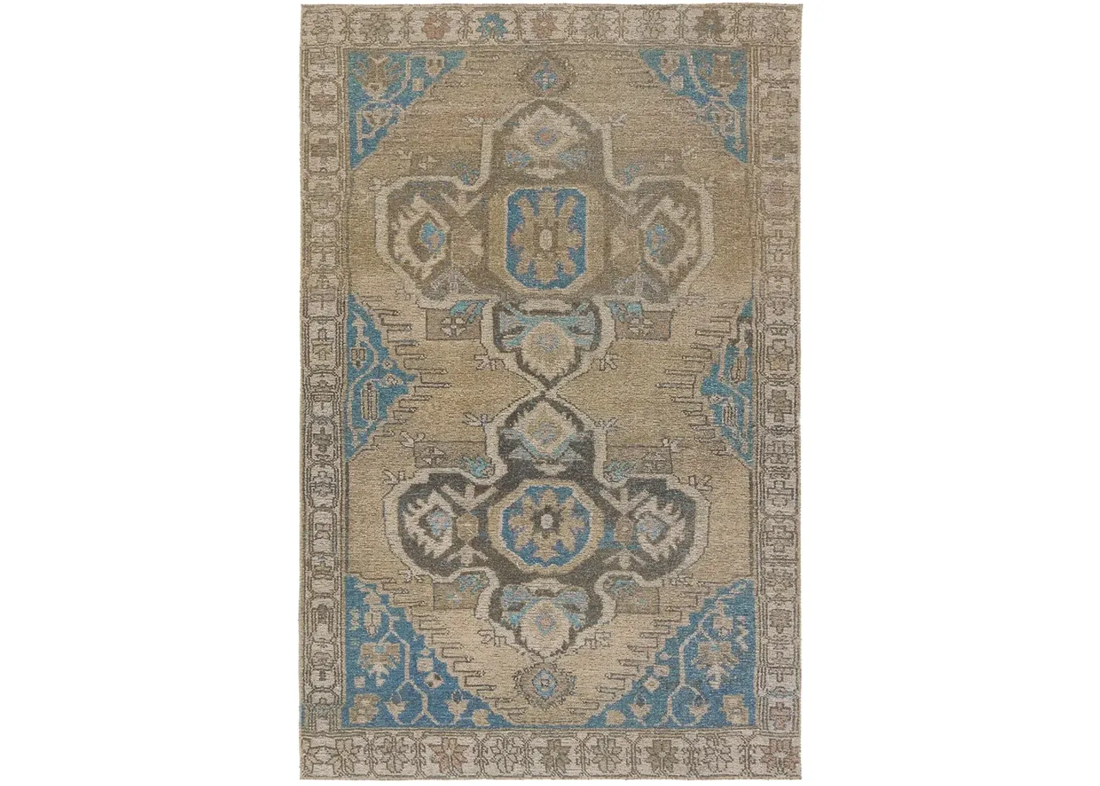 Todori Nithas Green 6' x 9' Rug