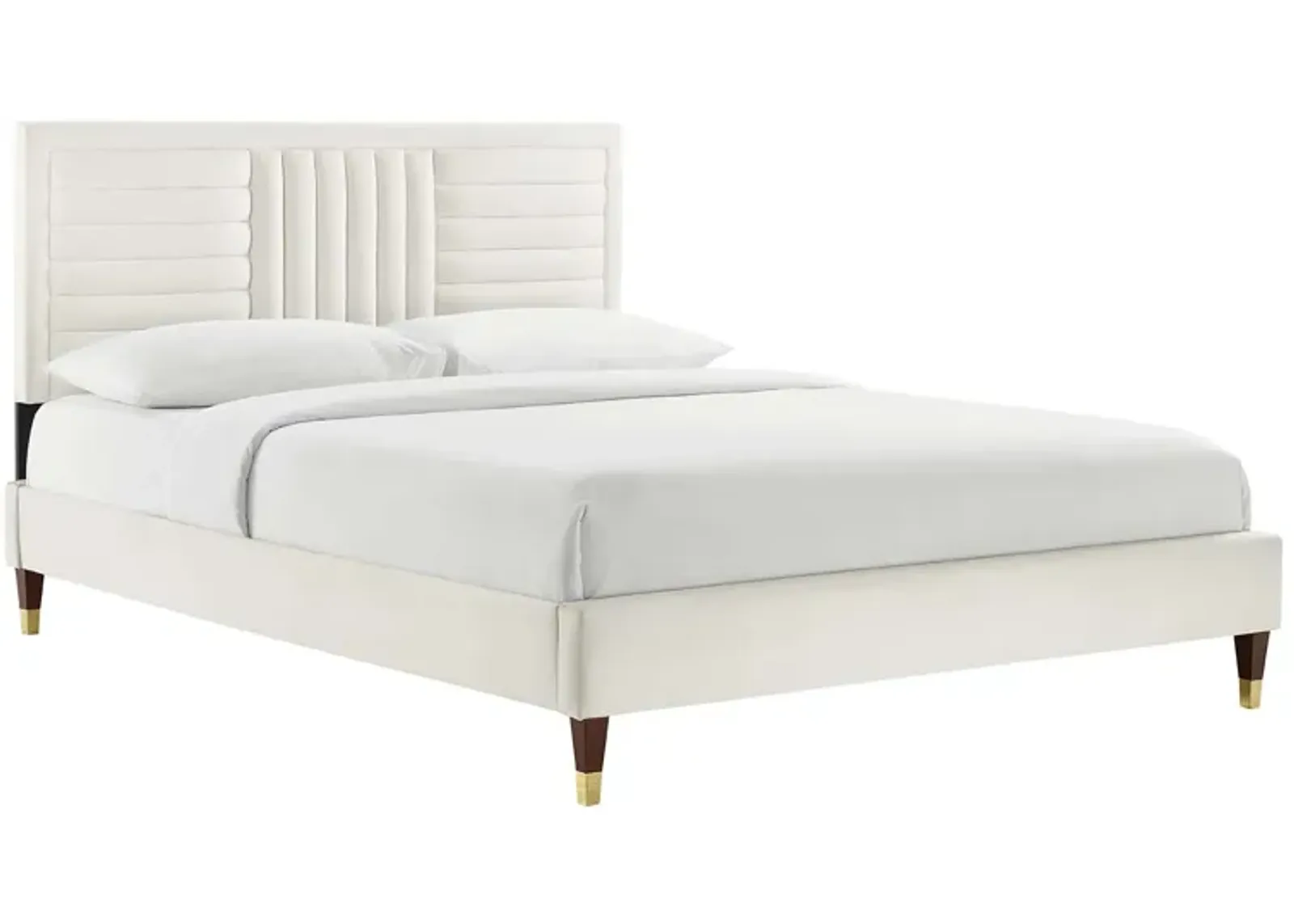 Modway - Sofia Channel Tufted Performance Velvet Queen Platform Bed