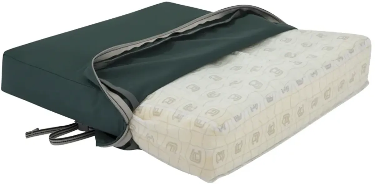 Classic Accessories Ravenna Back Cushion, 21"W x 20"H x 4"Thick, Mallard Green