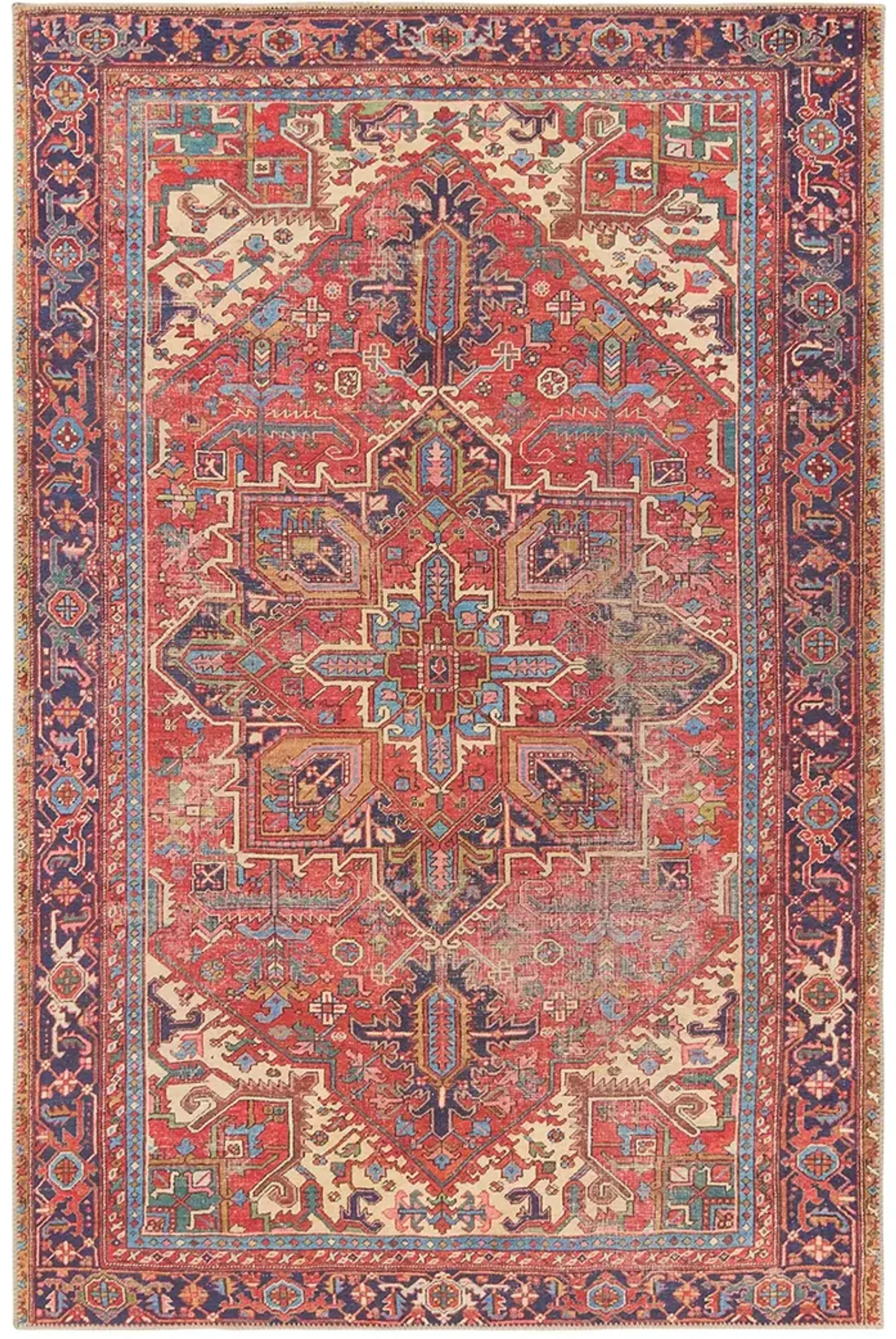 Garcia Lucinda Red 4' x 6' Rug