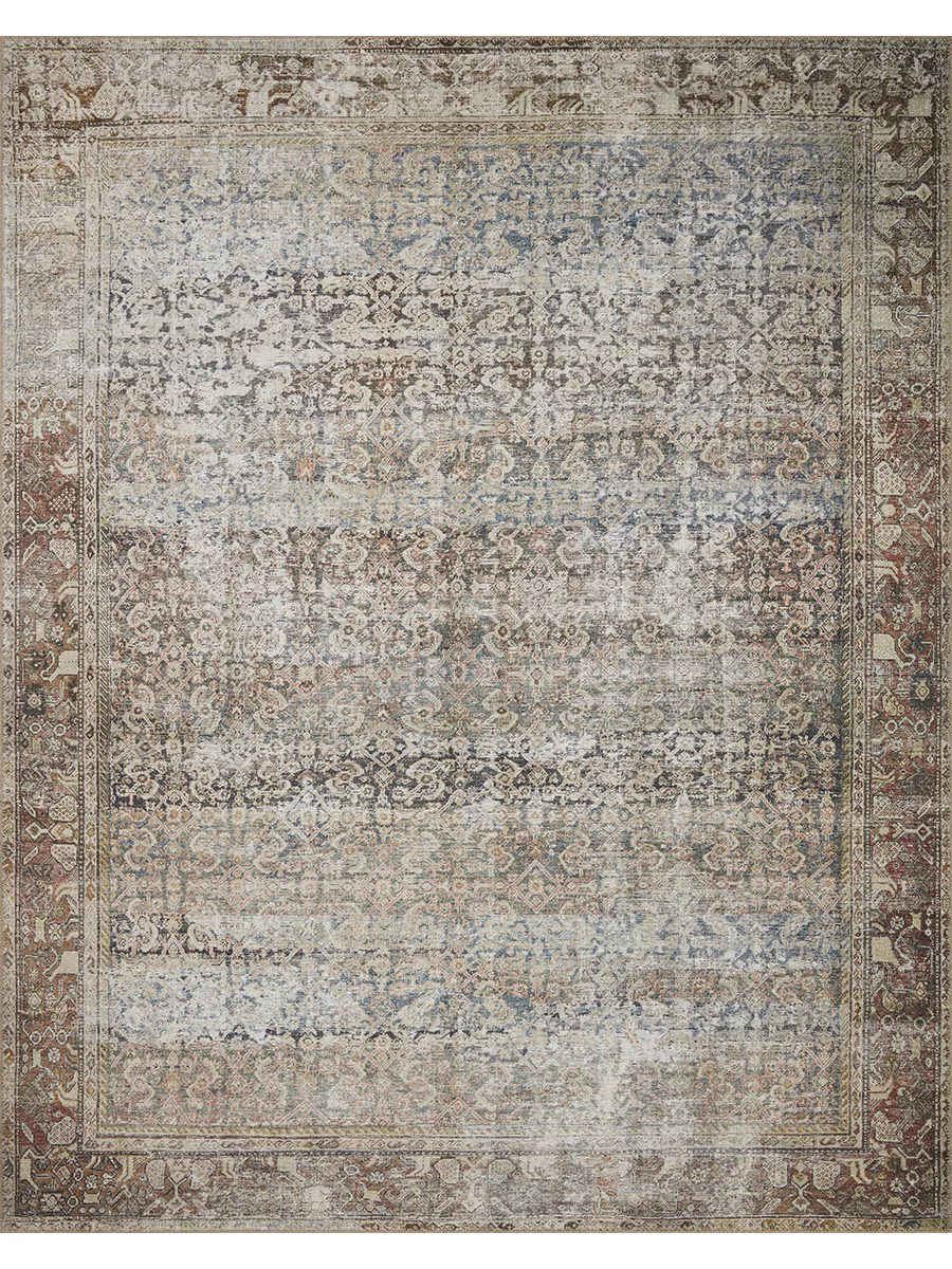 Georgie GER-09 Multi / Spice 2''6" x 12''0" Rug by Amber Lewis