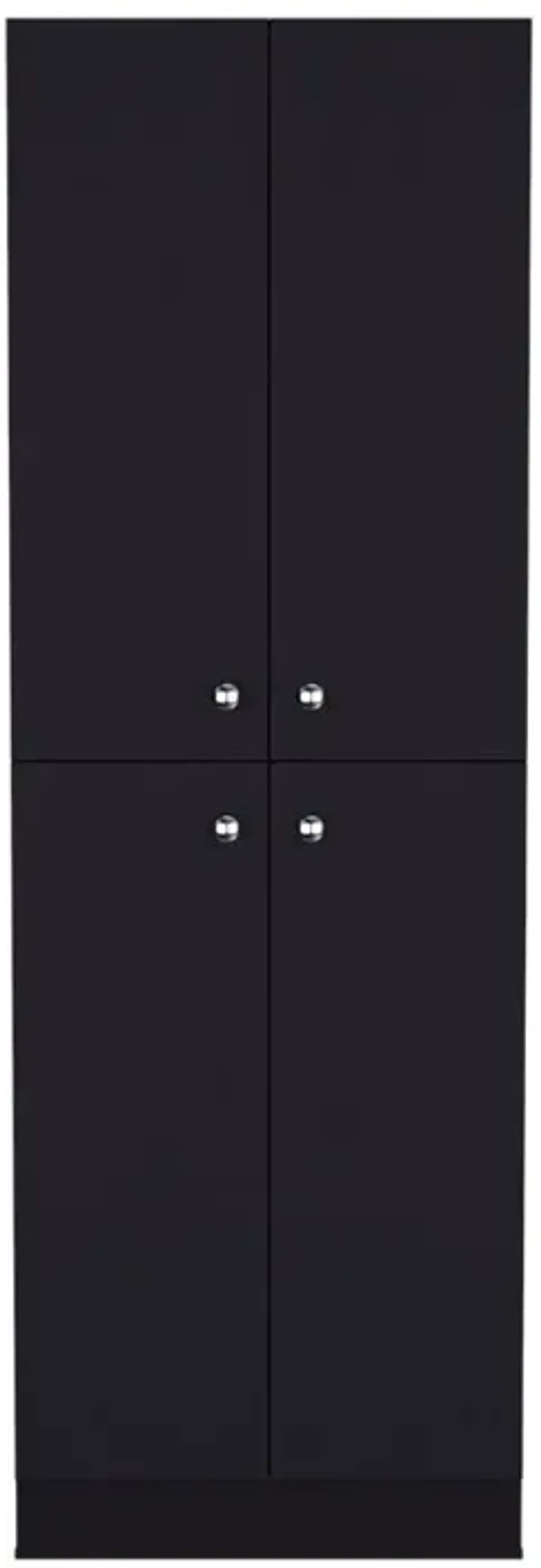 Pantry Cabinet Coahoma, Kitchen, Black