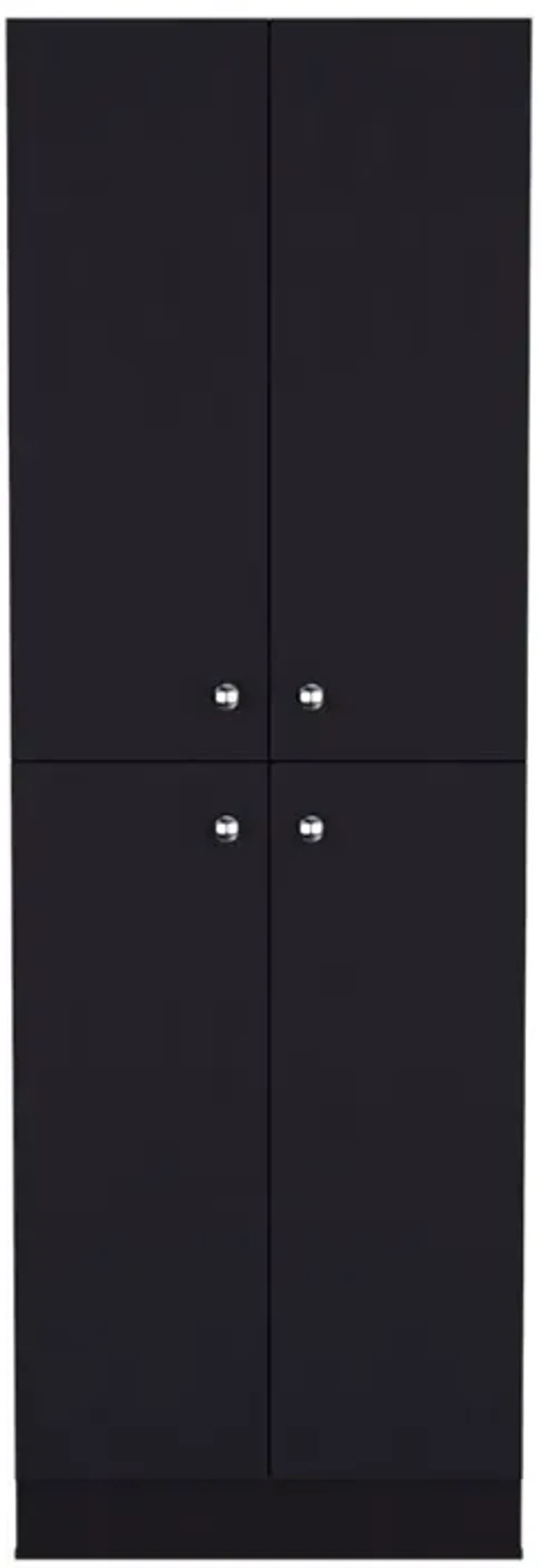 Pantry Cabinet Coahoma, Kitchen, Black