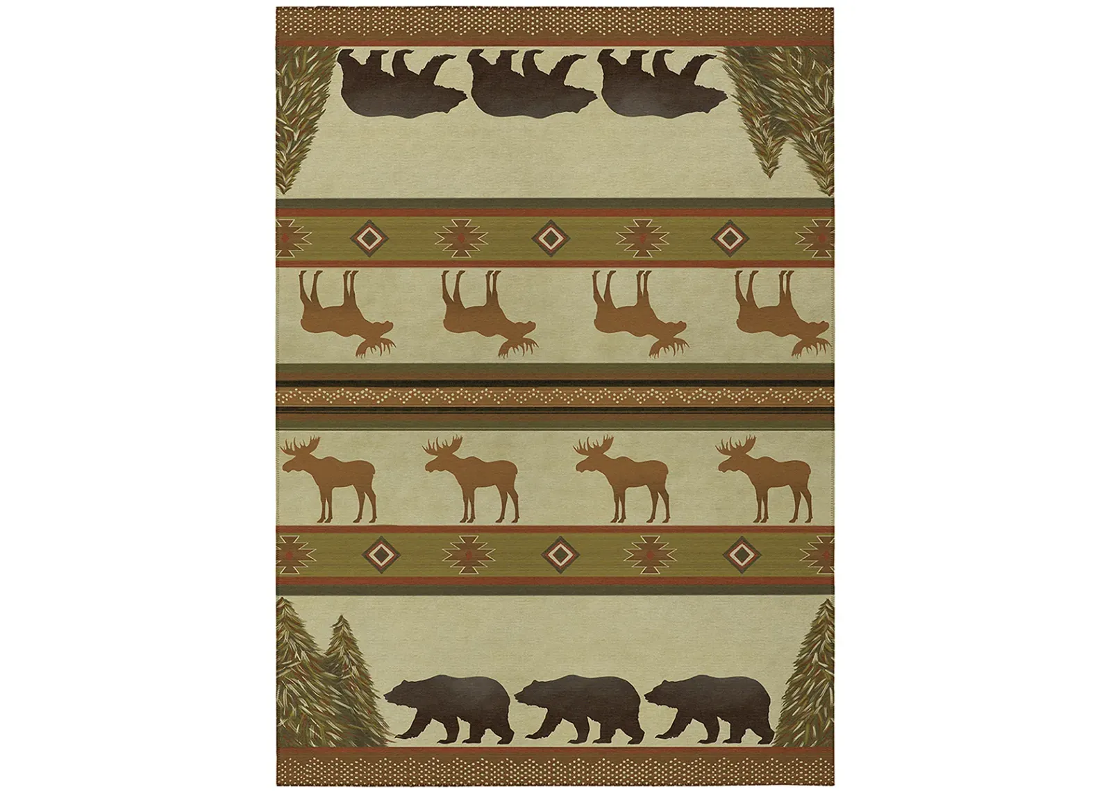 Excursion EX1 Beige 5' x 7'6" Rug