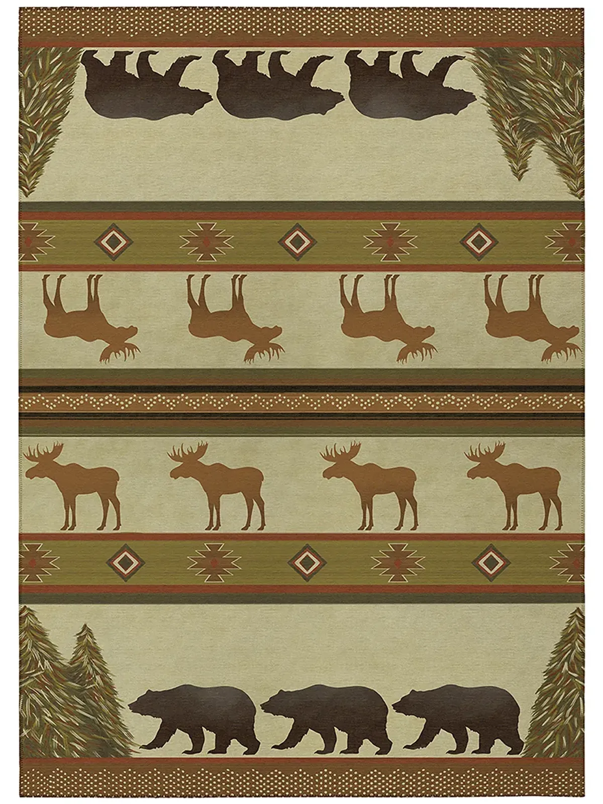 Excursion EX1 Beige 5' x 7'6" Rug