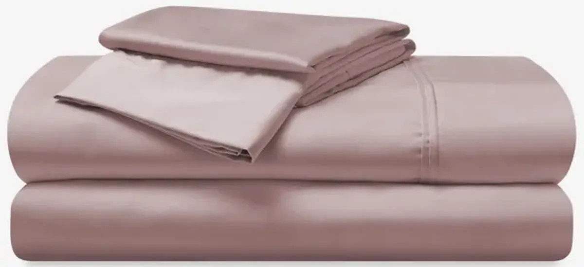 Hyper-Cotton Split King Sheet Set - Blush