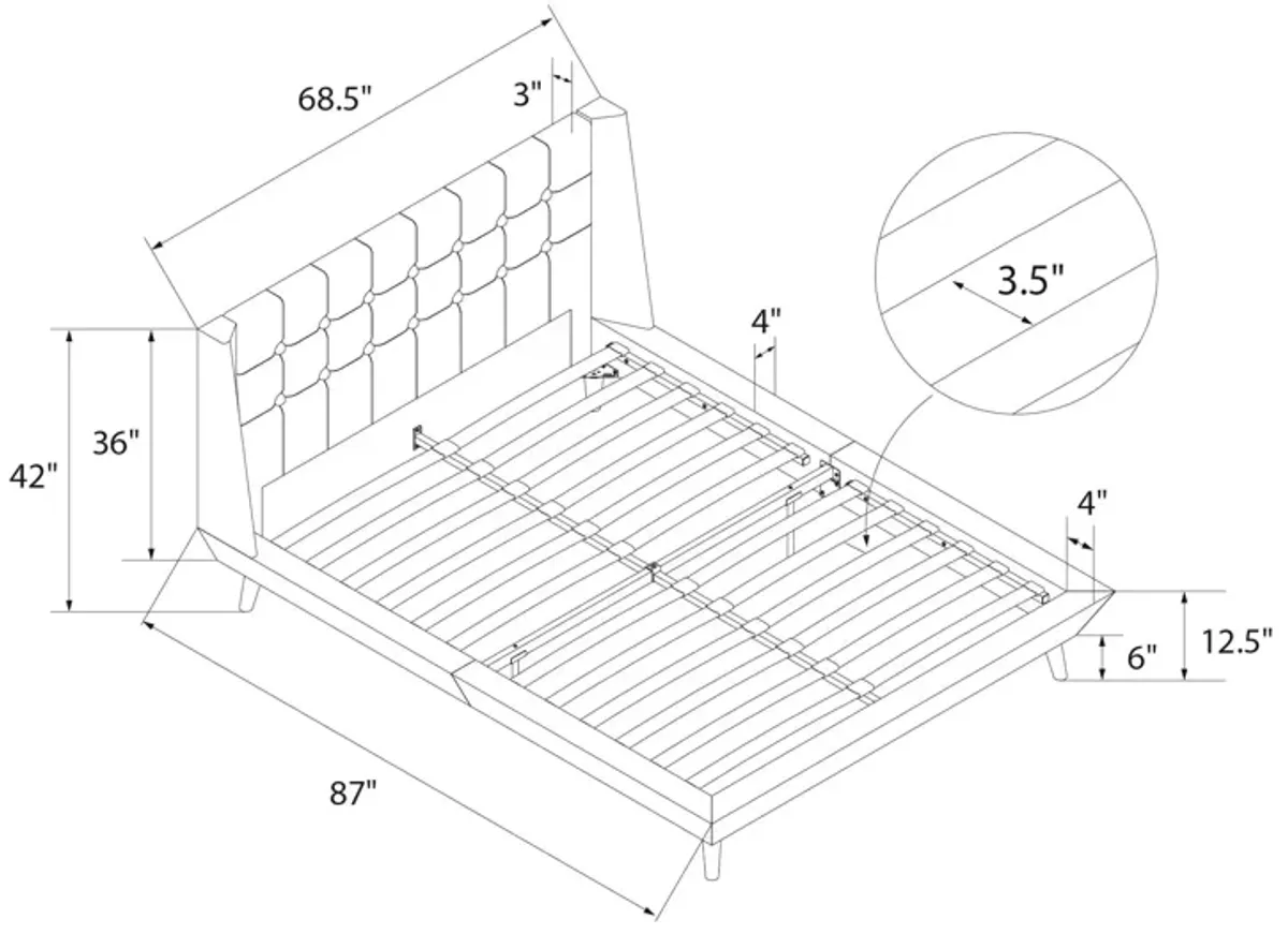 Farnsworth Upholstered Bed