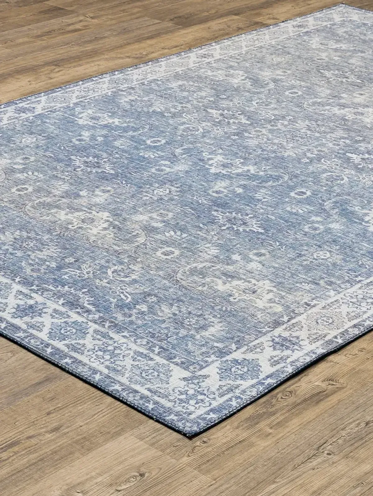 Myers Park 7'8" x 10' Blue Rug