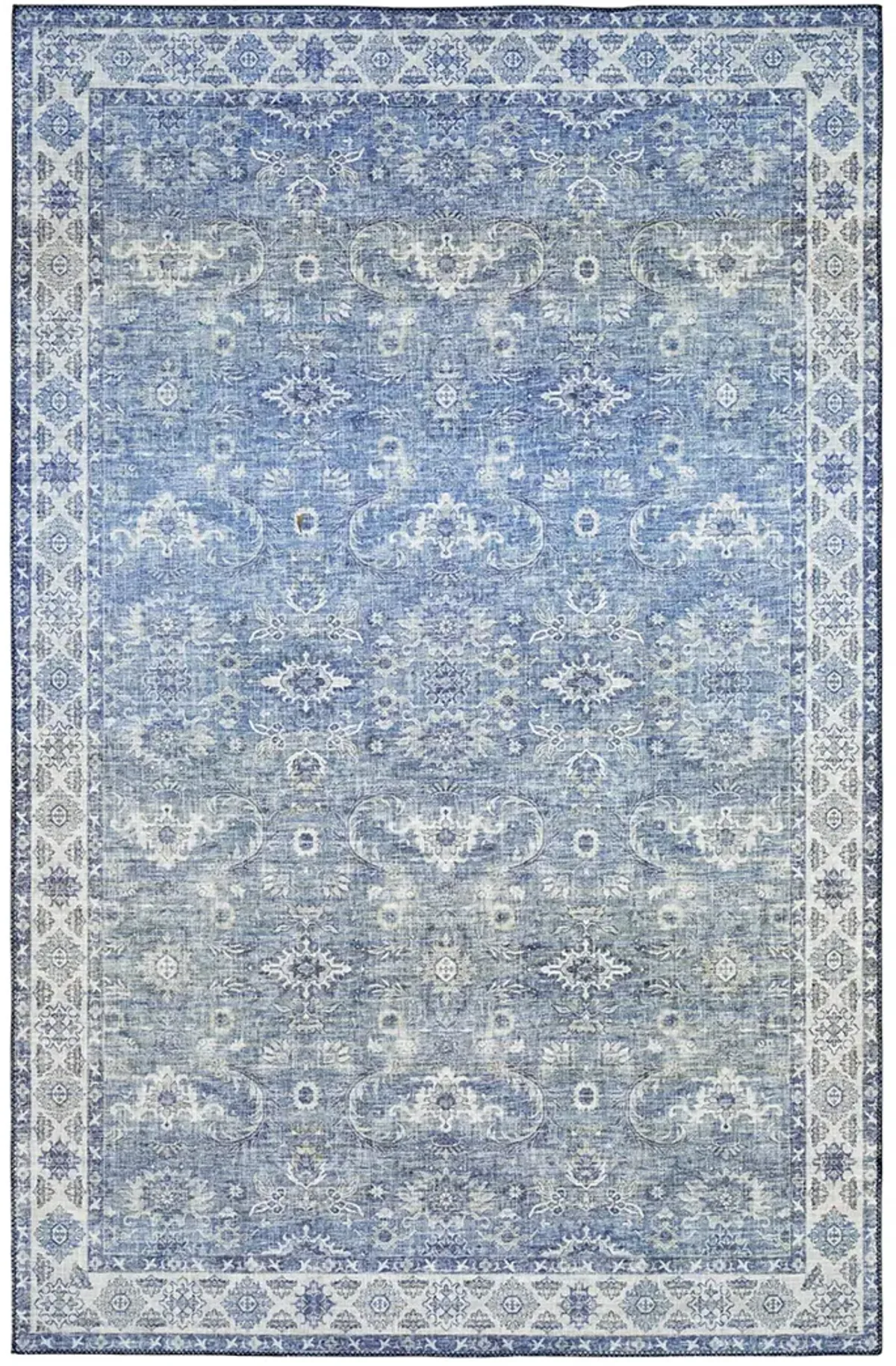 Myers Park 7'8" x 10' Blue Rug