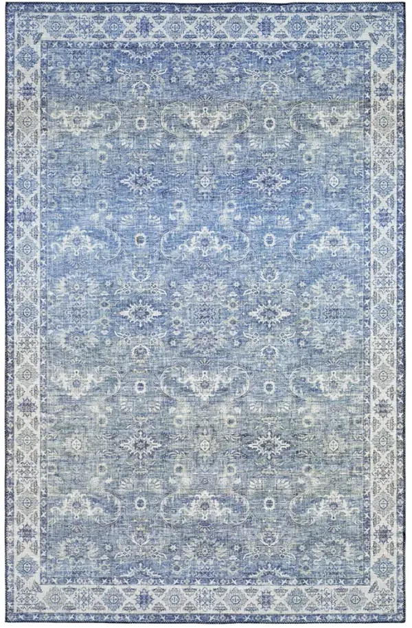 Myers Park 7'8" x 10' Blue Rug