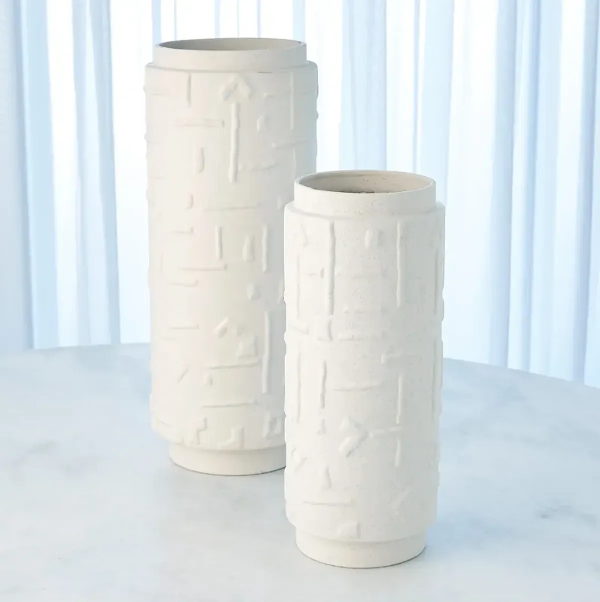 Sankuru Vase- White Small