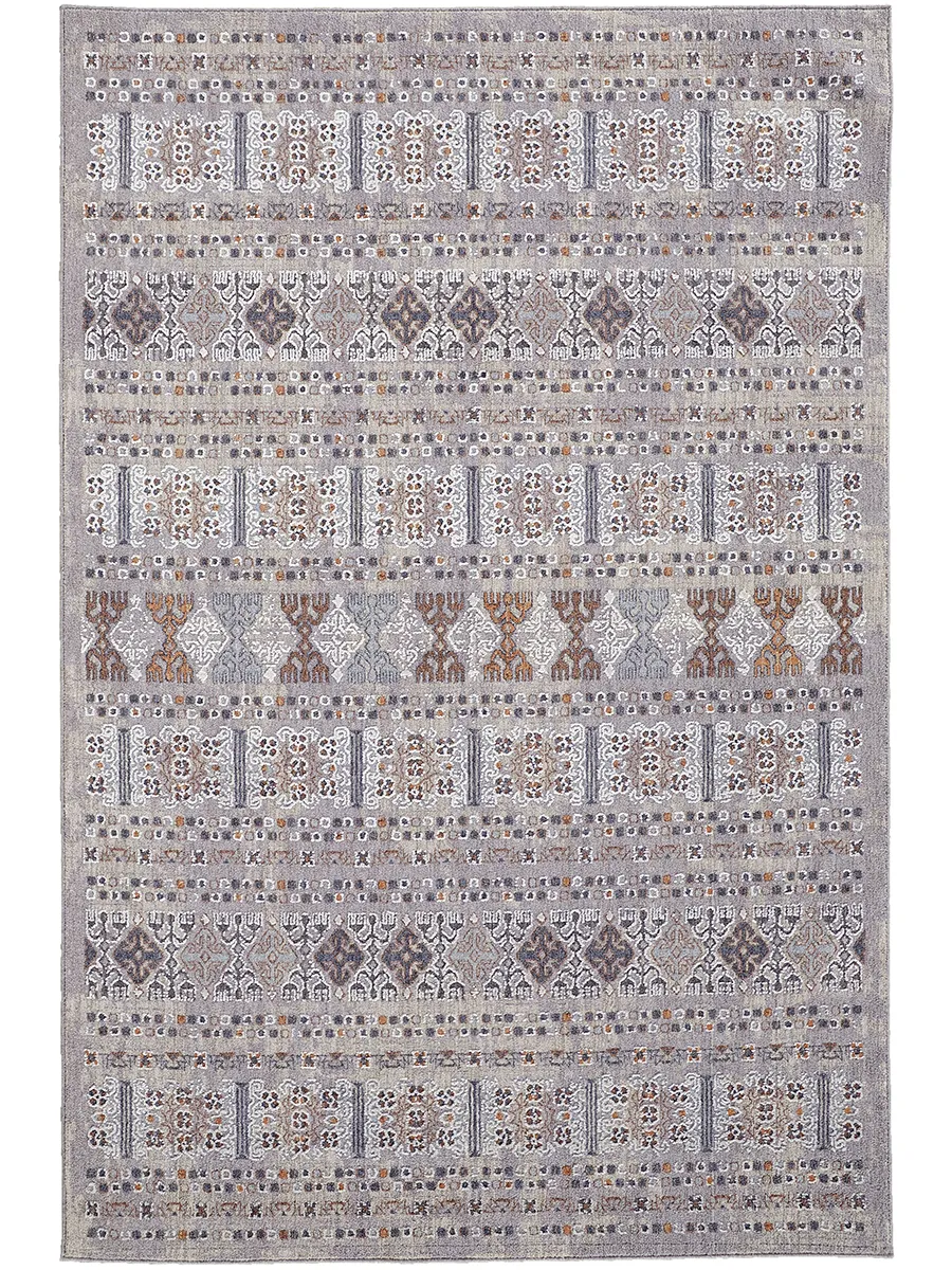 Francisco 39GCF Orange/Gray/White 8' x 10' Rug