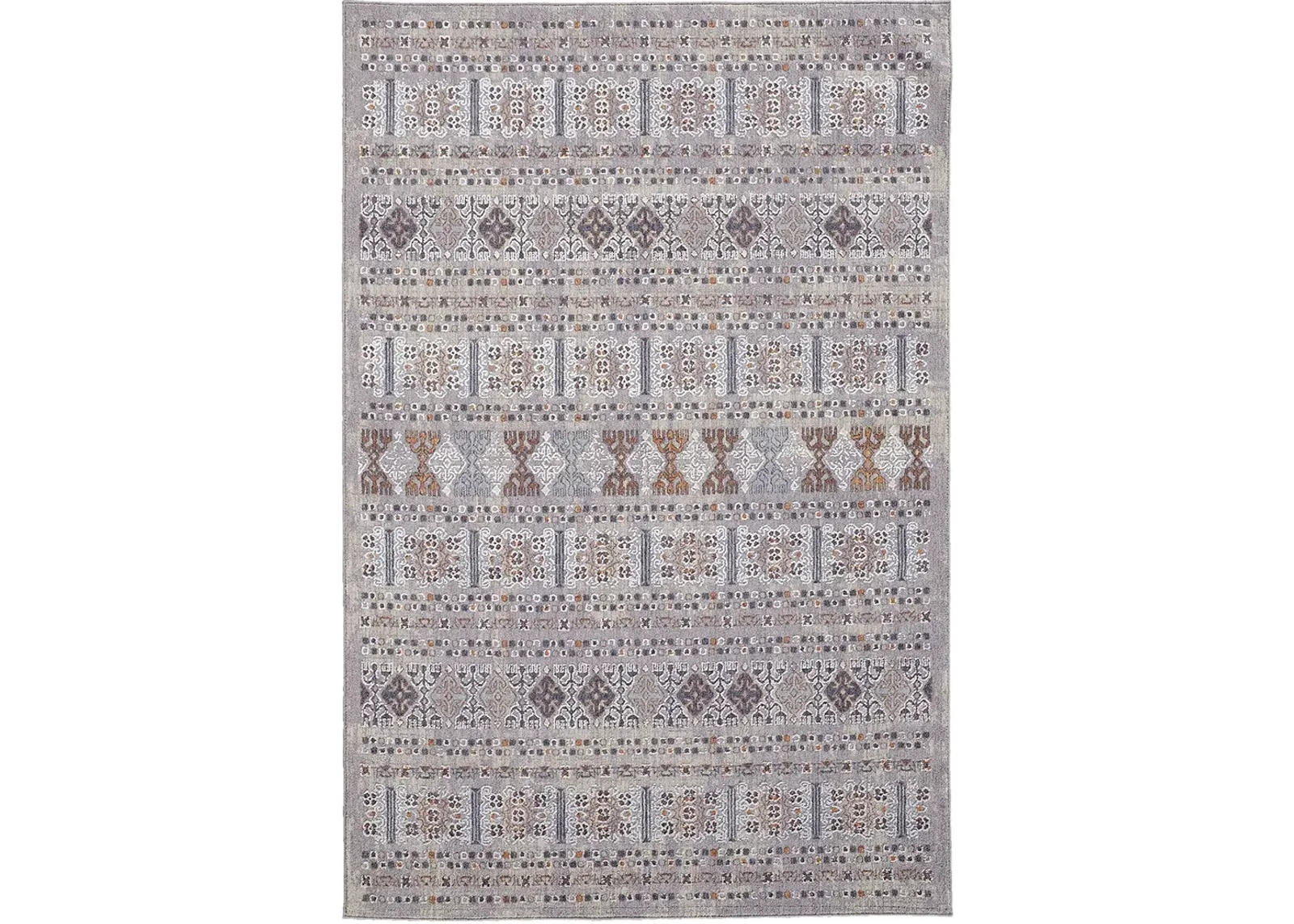 Francisco 39GCF Orange/Gray/White 8' x 10' Rug