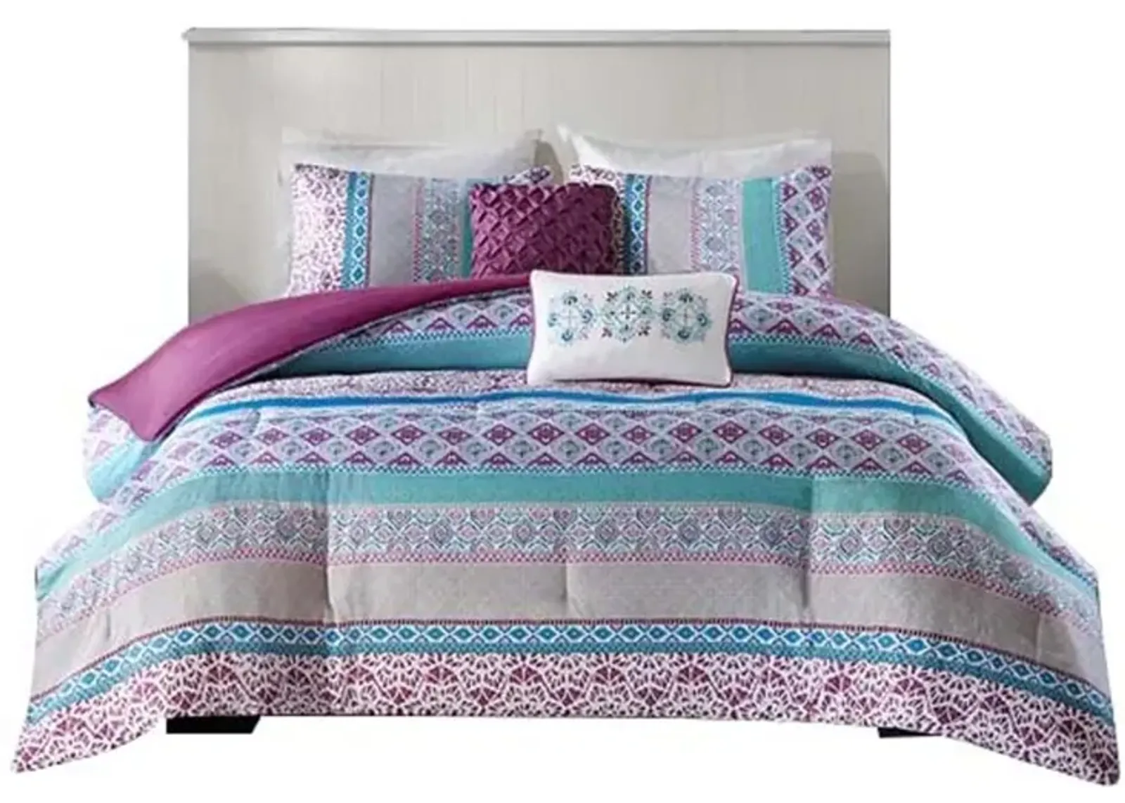 Gracie Mills Merewen Printed Comforter Set