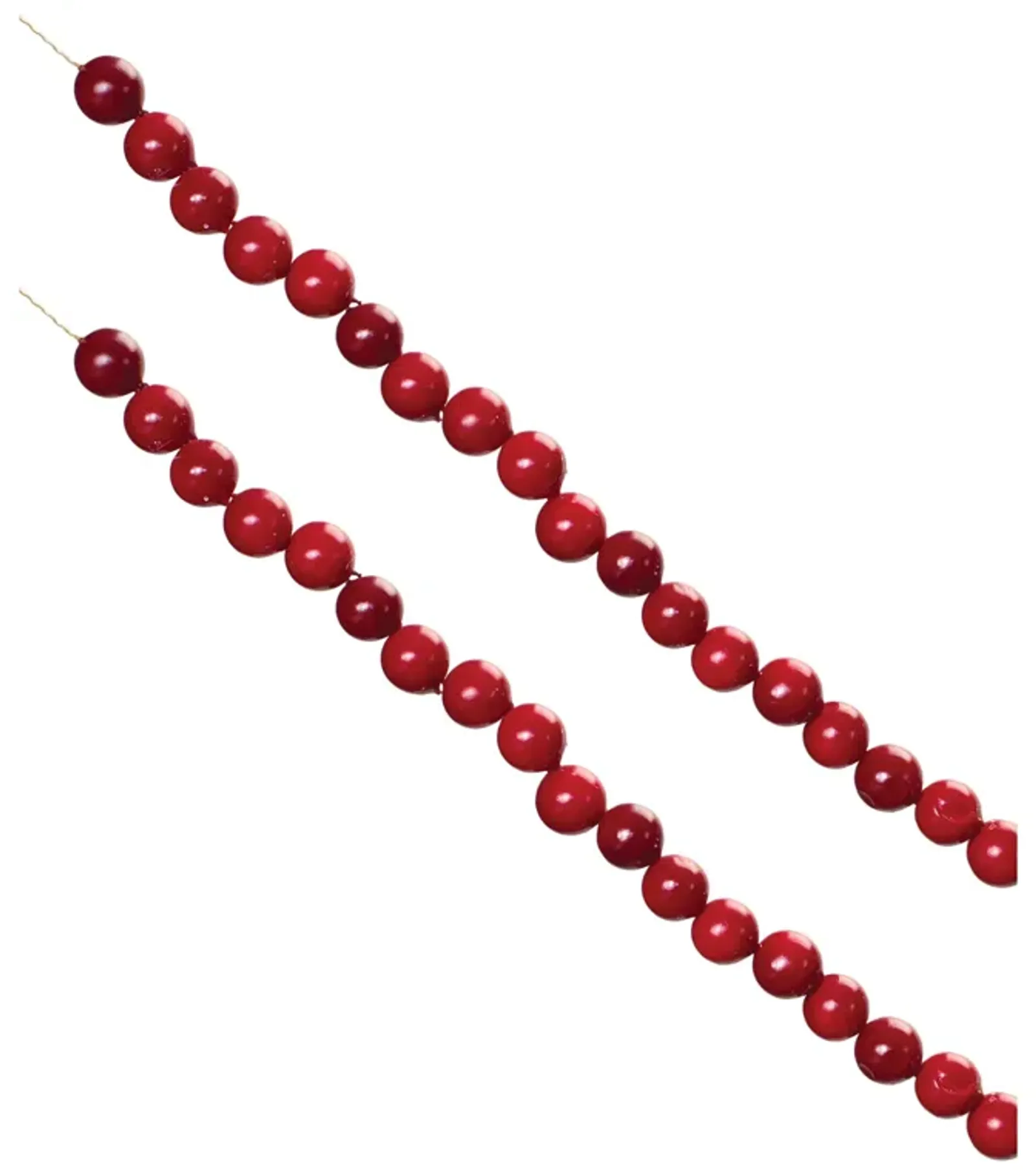 Cranberry String Garland Set of 2 for Festive Home Displays