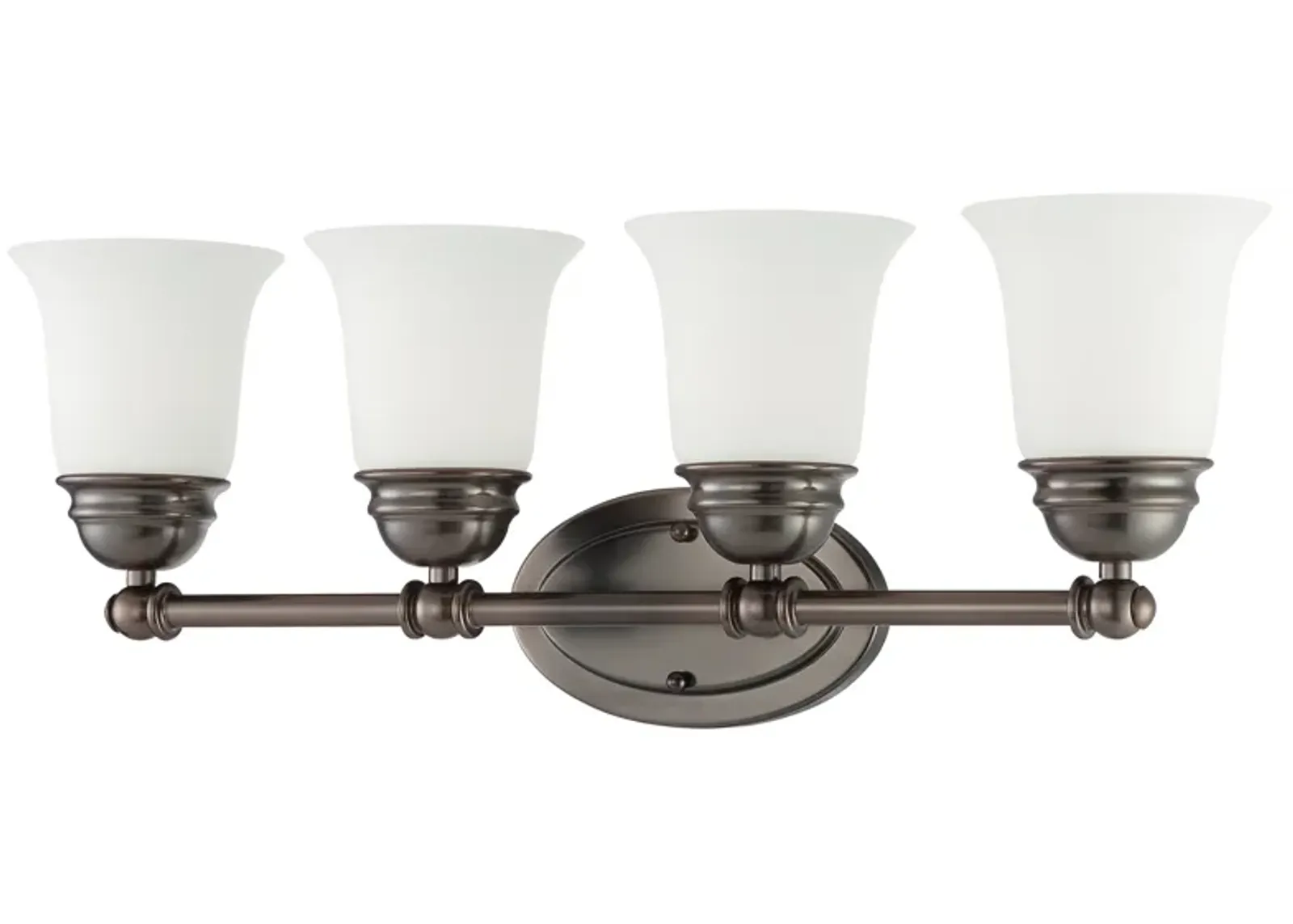 Bella 24.5'' Wide 4-Light Bronze Vanity Light