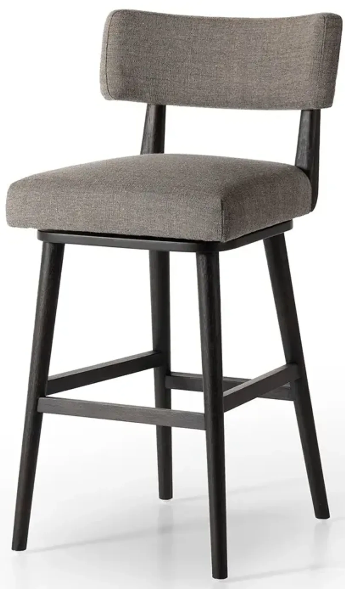 Cardell Swivel Bar Stool in Alcala Nickel