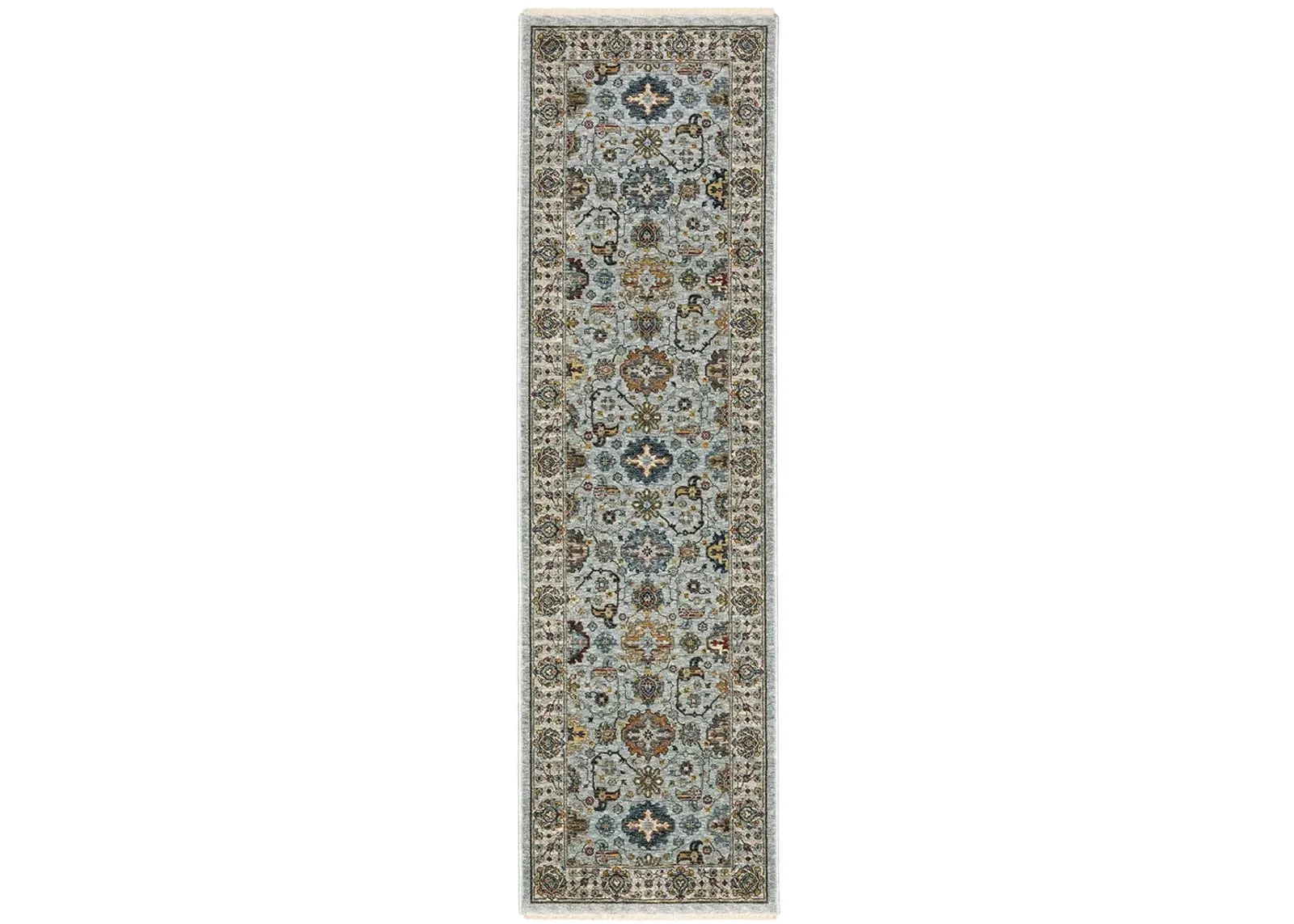 Aberdeen 2'3" x 7'6" Blue Rug