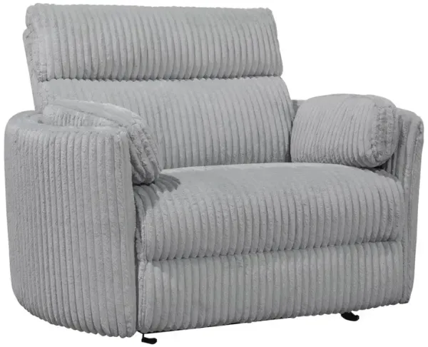 Parker Living Mega Grey Extra Wide Power Glider Recliner Two Pack