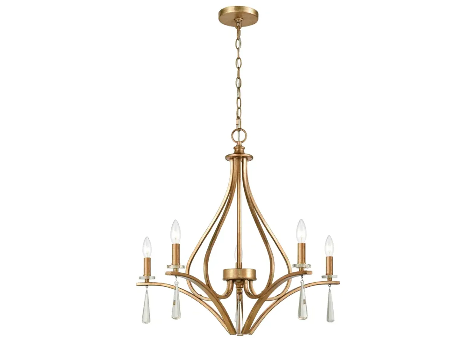 Katania 27'' Wide 5-Light Chandelier