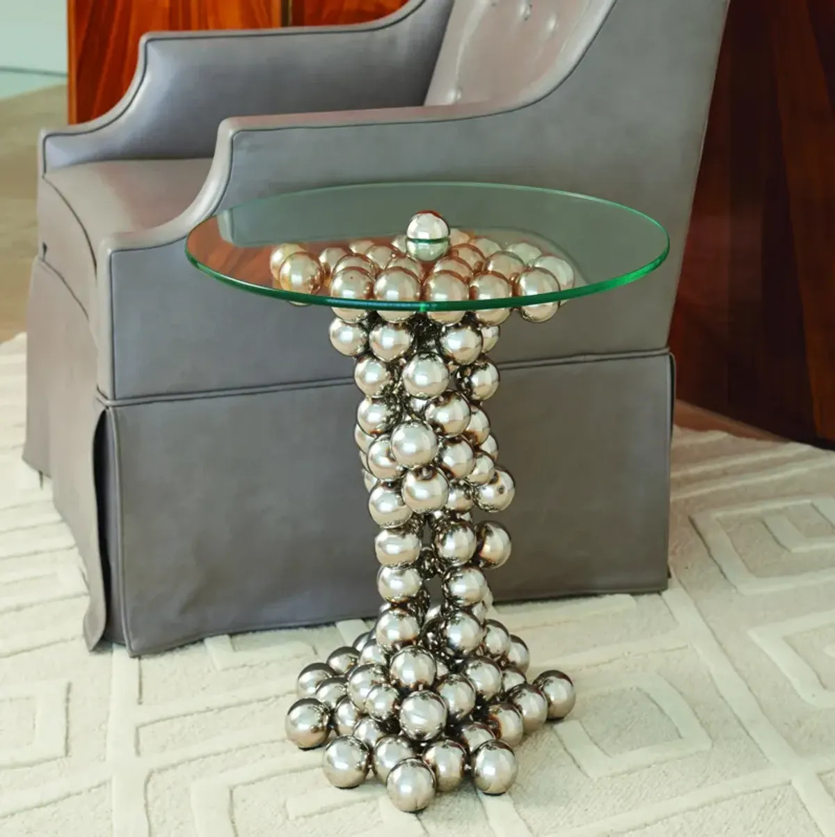 Sphere Table-silver