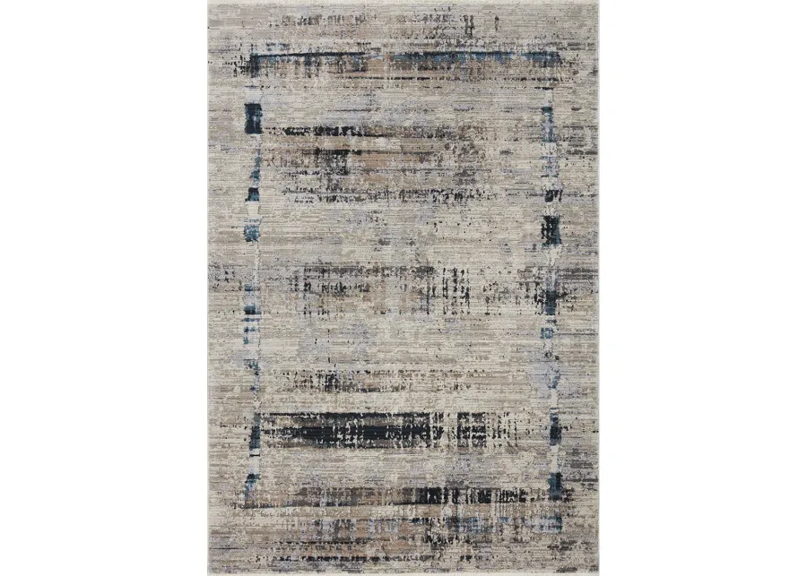 Leigh LEI01 Granite/Slate 6'7" x 9'6" Rug