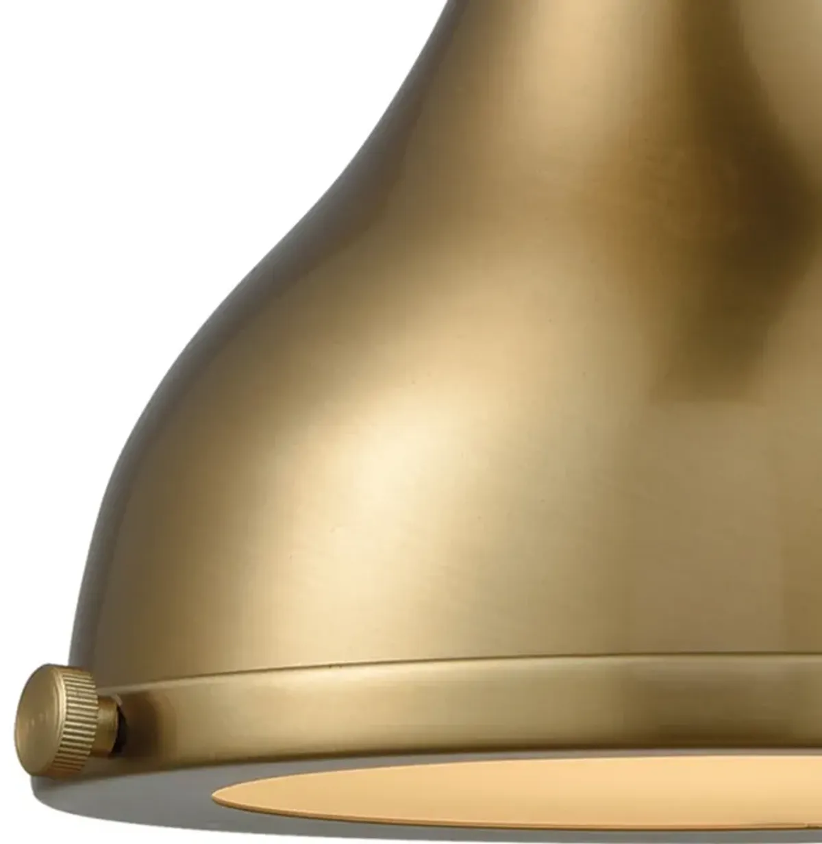 Rutherford 9'' Wide 1-Light Mini Gold Pendant