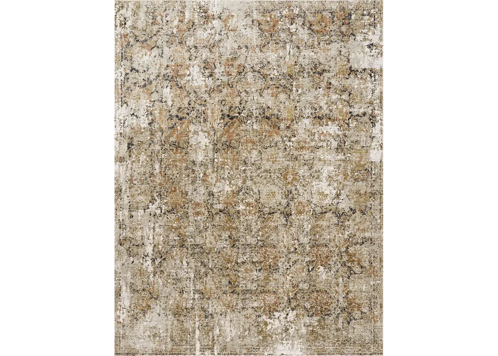 Theia THE02 Taupe/Gold 6'7" x 9'6" Rug