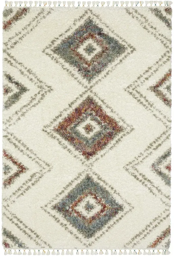 Axis 3'10" x 5'5" Ivory Rug