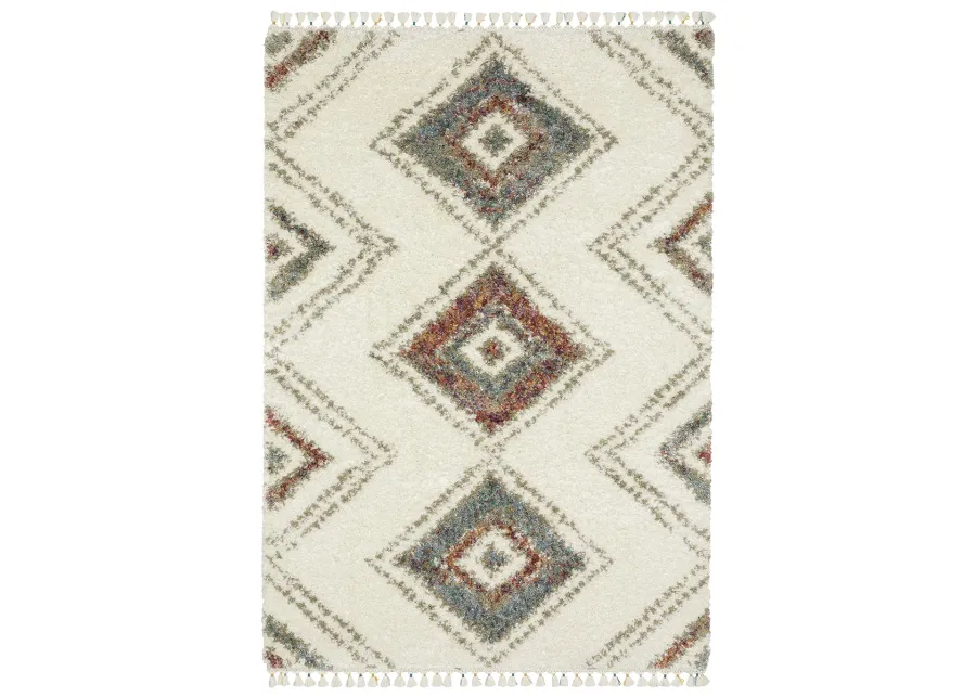 Axis 3'10" x 5'5" Ivory Rug