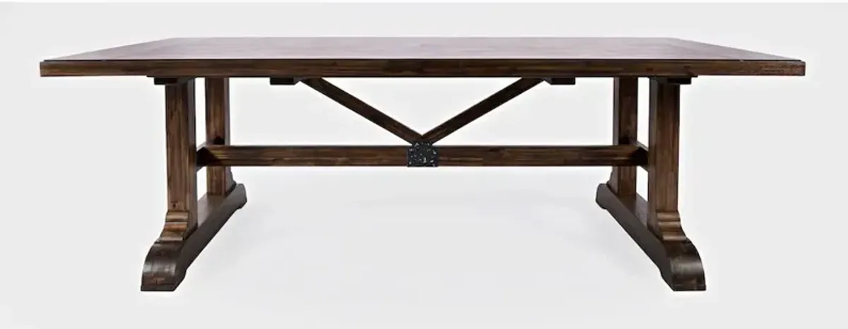 Jofran Bakersfield Mission Style  110'' Dining Table with Extension