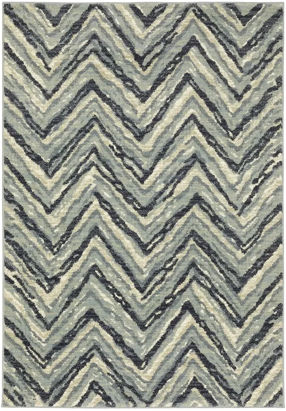 Seneca 2'3" x 7'6" Blue Rug