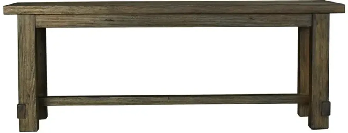 Belen Kox Salvage Mahogany Bench, Belen Kox